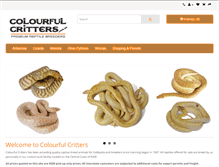 Tablet Screenshot of colourfulcritters.com.au